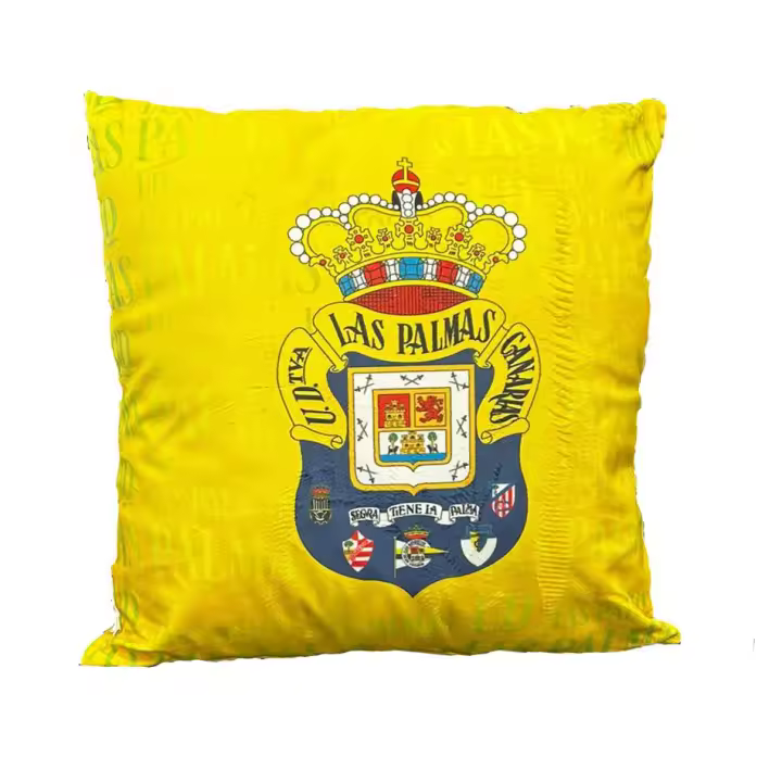 Bimba Pimba UD Las Palmas  Cojín velvet terciopelo  producto oficial incluye relleno - 1