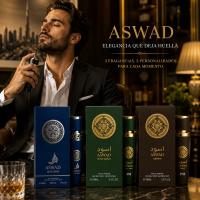 Pack de 3 Perfumes Árabes ASWAD Eau de Parfum 100 ml – Blue Vibes + Olive Green + Brown | Fragancias Premium para Hombre, Aromas Frescos, Orientales y Amaderados | Set de Regalo Elegante - details 1