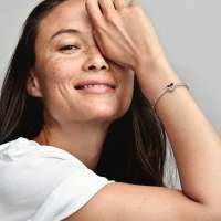 Charm Pandora en plata de ley Corazón Moldeado - details 4