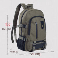 Mochila De Viaje Para Adolescentes Y Niños Unisex Gran Capacidad De Almacenamiento Bolsa De Escuela De Lona De Alta Calidad Con Mochila Suave Para Montañismo - details 0