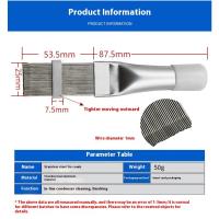 Cepillo De Limpieza Para Radiador De Aire Acondicionado Y Condensador De Acero Inoxidable Herramienta De Reparación Comb De Finas - details 2