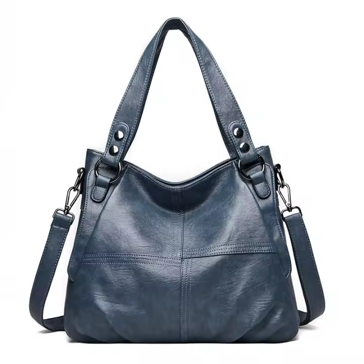 Bolso de cuero con ASA Superior para Mujer - Bolso Femenino de Diseño de lujo, Calidad 30*33*11cm - 1
