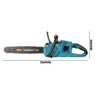 3500W Motosierra eléctrica sin escobillas, herramienta de poda inalámbrica para carpintería, cortador de jardín de mano para batería Makita,16 pulgadas - details 6