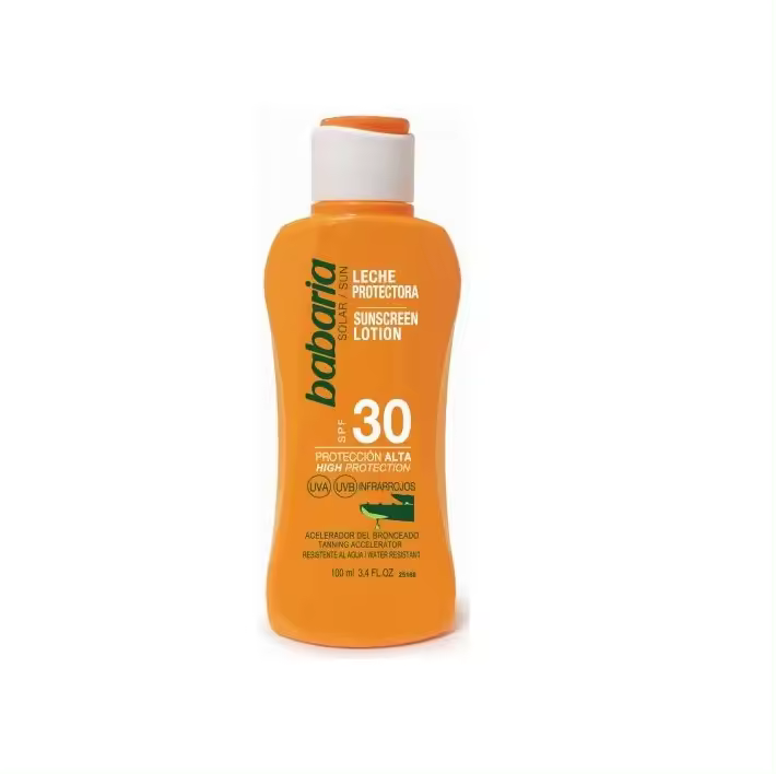 BABARIA LECHE PROTECTORA SOLAR ALOE VERA SPF 50 200 ML - 1