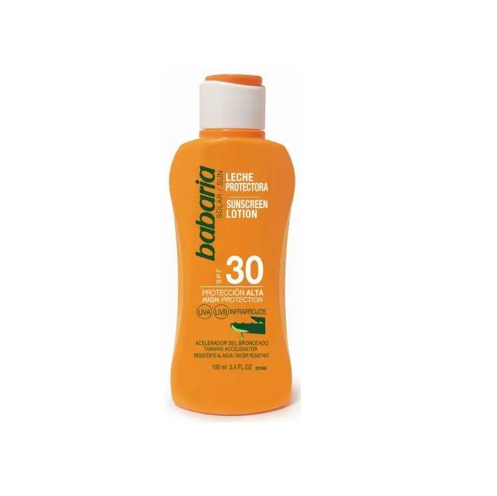 BABARIA LECHE PROTECTORA SOLAR ALOE VERA SPF 50 200 ML - 1