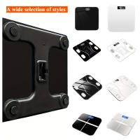 Báscula De Baño Inteligente Con Pantalla LED Retroiluminada Y Vidrio Templado Resistente Mide Hasta 180 Kg Batería Operada - details 1
