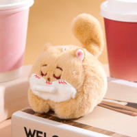 Llavero De Peluche Gato Perro Cola Saltarina Lindo Juguetes De Animal Cartoon Para Niños Regalo Peluche Gato Perro Tamaño Pequeño - details 6