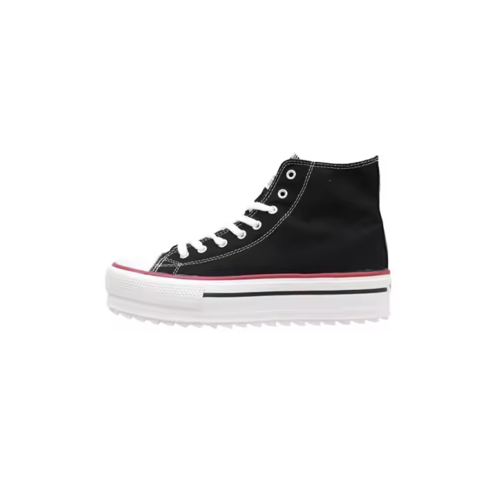 victoria 1061121 TRIBU DOBLE SIERRA LONA Deportivas Con Plataforma Mujer Negro - 1