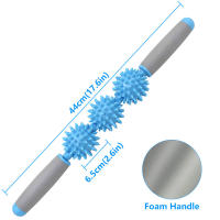 Varita De Masaje Corporal KMT Con Tres Balones Para Deportes Y Fitness Alivio Profundo De Contracturas Y Dolor Muscular Adecuado Para Hombres Y Mujeres - details 4