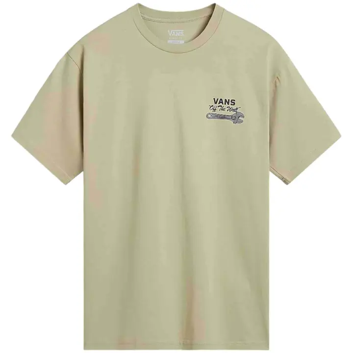 Camiseta Vans modelo Wrenched Ss Elm en color Verde - 1