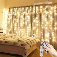 Luces De Encaje LED USB Para Dormitorio Decoración De Navidad Y Boda 3x3/3*2/3*1 Jardín De Hadas Luz De Festón Autocortante - details 8