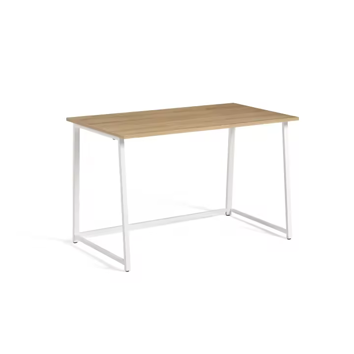 DUPI Escritorio Plegable para Ordenador PRACTIC  – Mesa de 100x50 cm con Estructura Metálica, Diseño Moderno y Compacto - 1