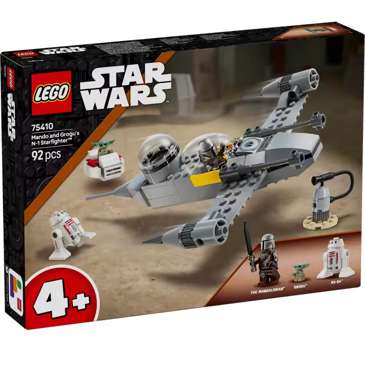 LEGO STAR WARS: THE MANDALORIAN - CAZA ESTELAR N-1 DE MANDO Y GROGU,  75410, TIENDA CON LICENCIA OFICIAL - 1