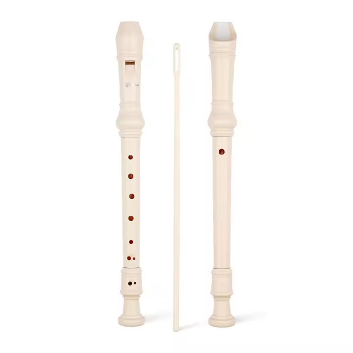 SWAN Grabador De Acordeón Con 8 Agujeros Para Principiantes Instrumento De Clase Con Varita De Limpieza Regalo Favorito (Fingering Alemán) - 1