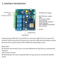 Módulo De Controlador De Relé WIFI ESP8266 Single-channel Para IoT Y Hogar Inteligente DC5V-80V Placa De Desarrollo ESP12F - details 5