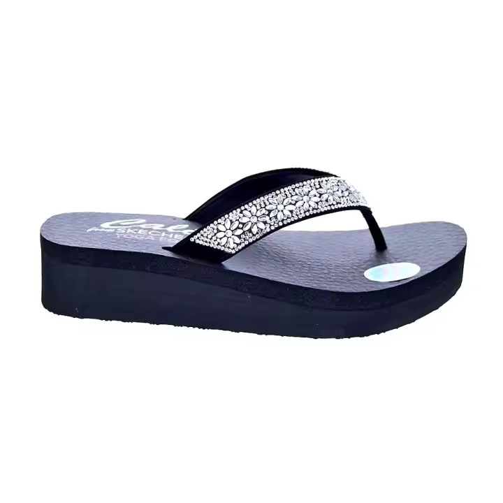 Skechers Mujer Chanclas modelo Vinyasa Wild Negro - 1