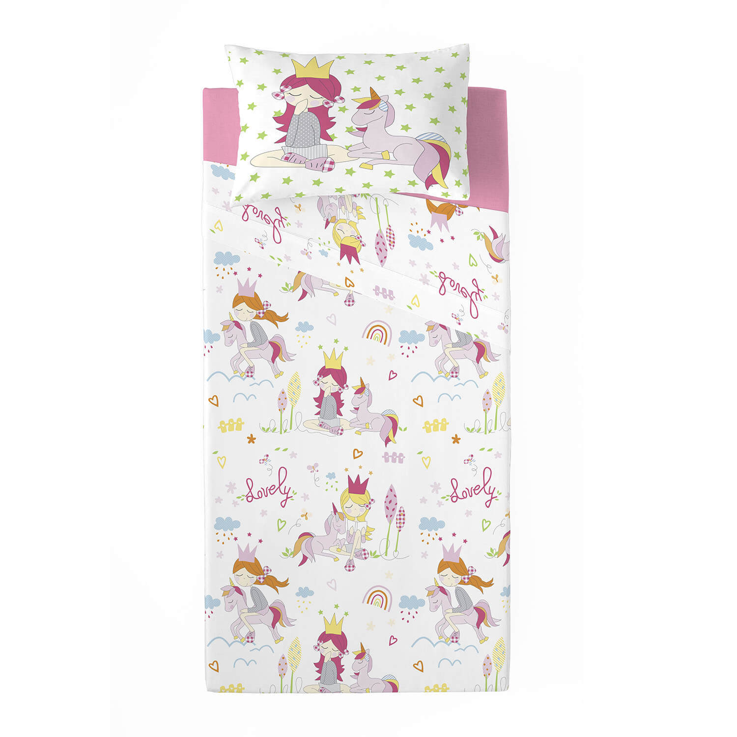 JUEGO DE SÁBANAS INFANTIL 100% ALGODÓN LOVELY COOL KIDS FABRICADO EN ESPAÑA