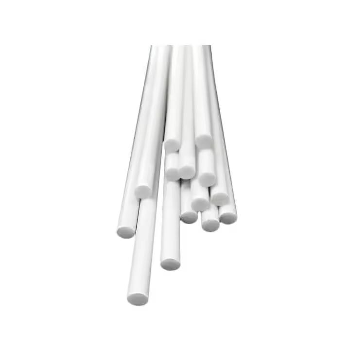 Tutor Fibra de Vidrio Pack 10 Unidades. Tutor Macizo para Uso en jardinería. Color Blanco para Plantas y huerto. Resistentes y en varias medidas - 1