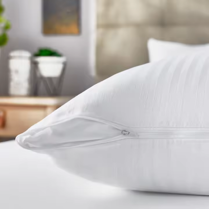 Belnou Funda de Almohada Elsa – 100% Algodón Natural Suave y Transpirable, Impermeable y Antiácaros. - 1