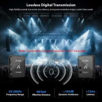 Sistema De Transmisión Inalámbrico M-VAVE WP-10 2.4GHz Monitores Auriculares Recargables Transmisor Y Receptor - details 19