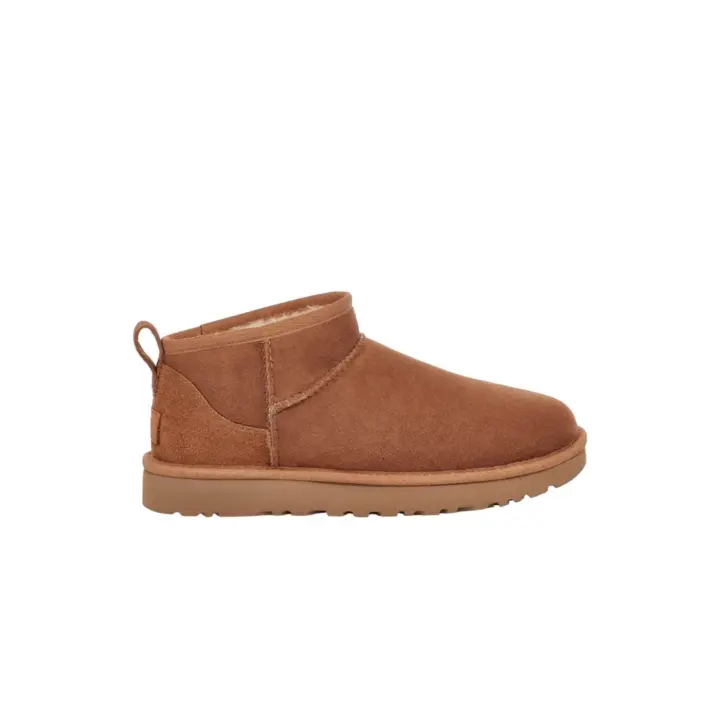 Botin Ugg Classic Ultra Mini Unisex Camel - 1