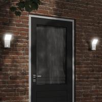 vidaXL Lámpara de pared de exterior LED aluminio fundido Color Negro,  Blanco, y mas - details 1