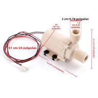 Bomba De Agua Solar DC 12V/24V 5M Para Agua Caliente Motor Sin Escobillas De Alta Presión Resistente a Altas Temperaturas Para Riego - details 1