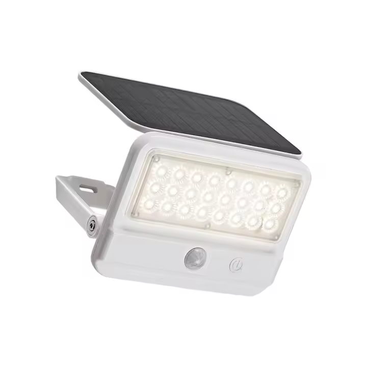 Aplique Solar 7W 4000K Sensor Movimiento PIR Sensor de Luz 3-5m 120° Batería: 3.7V 3000mAh P54 FLAXTON 4000K RABALUX - 1