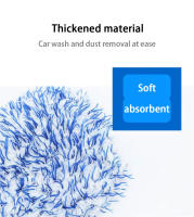 Guantes De Limpieza Para Coche SEAMETAL De Microfibra Ultra Suave Y Gruesa Para Lavar El Auto Y Limpiar El Hub Rim Negro Y Azul - details 4