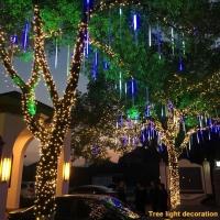 Luces De Lluvia De Meteoros LED Para Decoración De Navidad Y Año Nuevo 30/50cm 8 Tubos Guirnalda Para Árbol De Navidad Y Calle - details 18