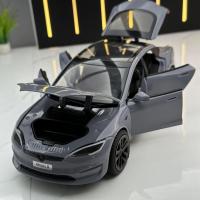 Modelo Miniatura Tesla Model S 1:24 En Metal Con Sonido Y Luz Regalo Para Niños Y Novios Juguete De Coche De Simulación Para Coleccionistas - details 20