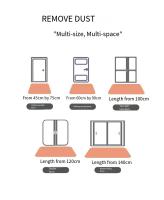 VIKAMA Tapete De Navidad De Velours Cristal Con Dibujos Animados Antideslizante Y Impermeable Para Decoración De Hogar Y Piso Adultos - details 11