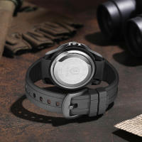 Reloj Deportivo Para Hombre De Marca Luminoso Y Resistente Al Agua Con Correa De Silicona Reloj Militar De Moda Cuatro Dígitos Calibre Japonés - details 6