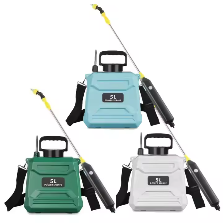 Almohadilla Eléctrica De 5L Para Riego Del Jardín Y Césped Con 3 Modos Recargable Automática Botella De Pesticida Para El Hogar - 1