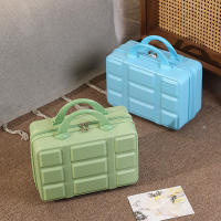 Maleta retro portáthil de 14 pulgadas para equipamiento, estuches para Cosméticos, Maleta Pequeña, mini Maleta de Recuerdo de 16 pulgadas, Caja de contraseña Liviana, Caja de viaje - details 1
