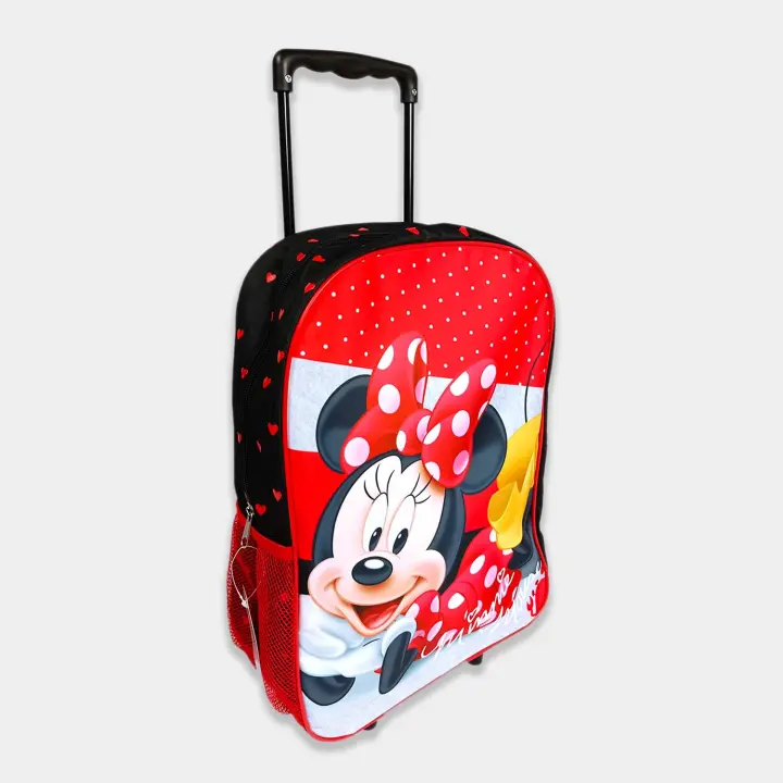 Minnie Mouse Mochila Carrito Niña 2 Ruedas Cierre Cremallera 42x27x12cm 100% Poliéster Disney - 1