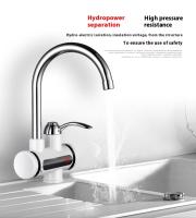 Grifo Eléctrico ZEXEF Calentamiento Instantáneo 3000W Rotación 360 Grados Doble Función Agua Caliente Y Fría Suministros Digitales Para Baño - details 3