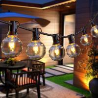 Cadena De Luces G40 De Tungsteno Para Patio Exterior 15M/50Pies 220V Conectables Lámpara Colgante Para Decoración De Jardín Porche Balcón Fiesta - details 0