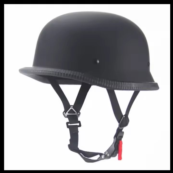 Casco De Motocicleta Retro Aleman Para Verano Aprobado DOT Y GB Medio Casco Unisex Peso 0.8kg Para Cruce En Carretera Y Motocicleta Harley - 1