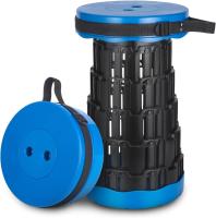 Taburete Telescópico Ligero Plegable Portátil, (NEW) (REFORZADO)!, para Exteriores, Camping,  Senderismo, Pesca, Barbacoa, Interior, Viajes, Fiestas, Altura Ajustable. Transportable - details 2