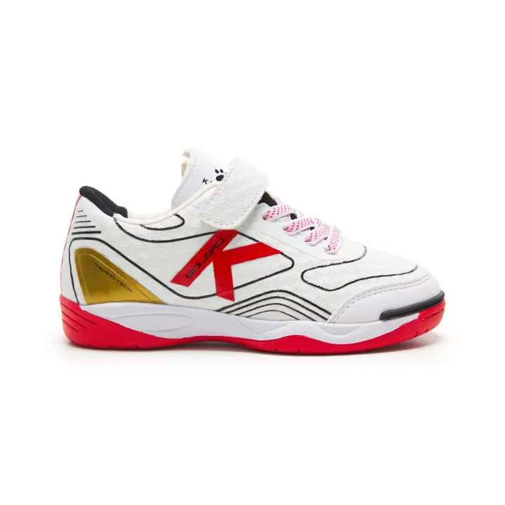 Kelme Zapatillas De Fútbol Sala De Niño Goleiro Kids Elastic Blanco - 1