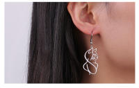 Pendientes Colgantes De Gato Dorado Para Mujer Joyería De Acero Inoxidable Forma De Animal Regalo De Navidad Accesorios Lindos Y Moda - details 7