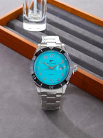 Reloj De Pulsera Para Hombre En Acero Inoxidable Calendario Estilo Business Moda Deportiva Regalo Para Fiestas Movimiento Cuarzo - details 2