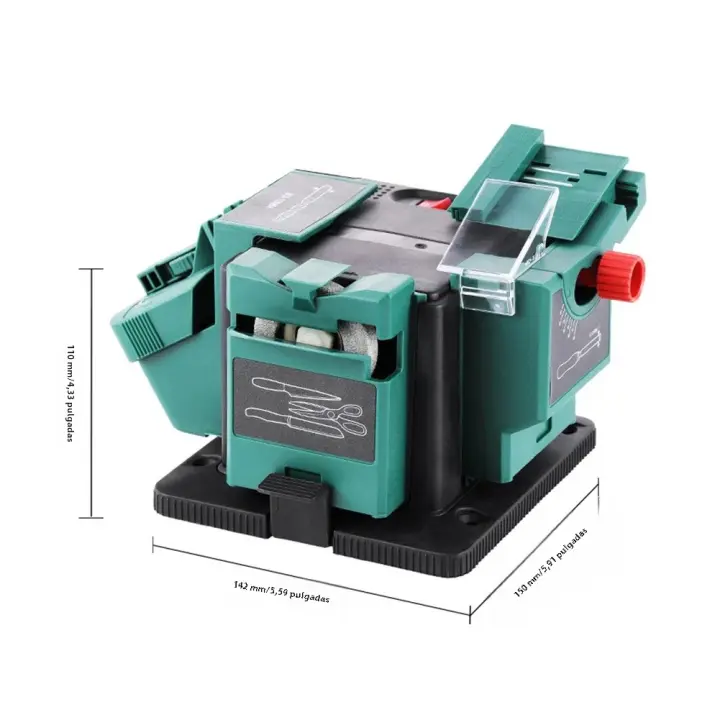 Multifuncional Afilador Eléctrico Universal Montaje En Banco Afilador De Cuchillo/chispa/plano hoja/HSS Afilador De Taladro - 1