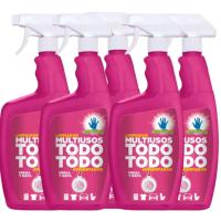 Pack económico de limpiador multiusos en spray Santo Hand - Limpiador multiusos con aroma a crema de fresa para todas las superficies - details 1