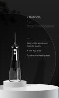 Irrigador Oral USB Recargable Jet De Agua Dental Portátil Limpiador De Dientes Impermeable Con Tanque De Agua De 310ML Para Viajes - details 20