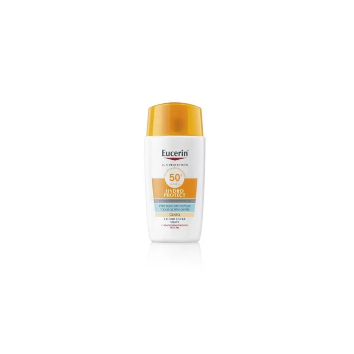 EUCERIN SUN HYDROPROTECT FLUIDO ULTRA LIGHT SPF 50+ TONO CLARO 50 ML - 1