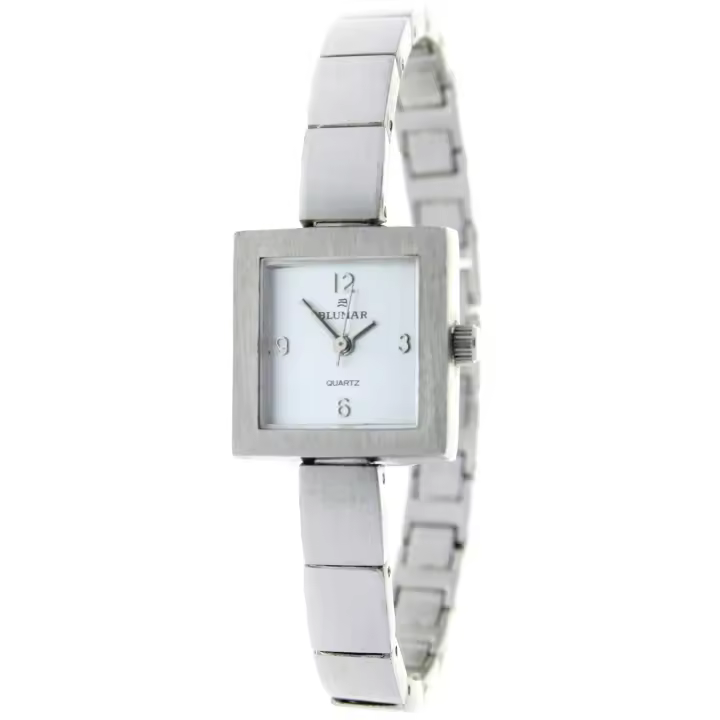 Blumar Bl-09683  Reloj Para Para Mujer Color Plateado - 1