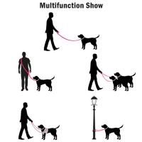 Correa De Nylon Para Perros Pequeños 2.5cm Estilo Policía Control De Mano Libre Para Caminar Y Entrenamiento Seguridad De Cadena Para Mascotas - details 2