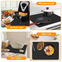 Alfombrilla De Inducción Silicone Protector De Horno Resistente Al Calor No Deslizante Tamaño 30.8x20.5 Pulgadas Cubierta Para Estufa Eléctrica Accesorio De Decoración Para Mesa - details 5